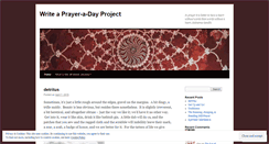 Desktop Screenshot of prayeradayblog.com